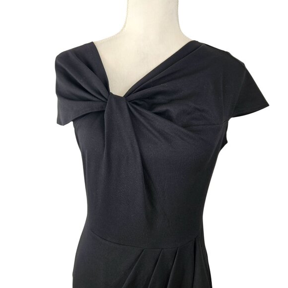 Vfshow Womens Twist V Neck Dress Size Small  Pleated Waist Ruffle Bodycon Party - Picture 7 of 13